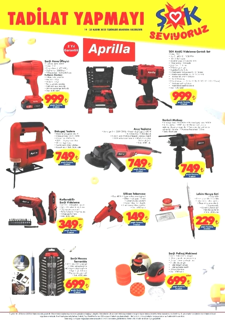 ŞOK market 19-25 Kasım 2025 aktüel ürünler kataloğu yayımlandı! ŞOK’a Ev Tipi Merdiven geliyor! - Sayfa 9