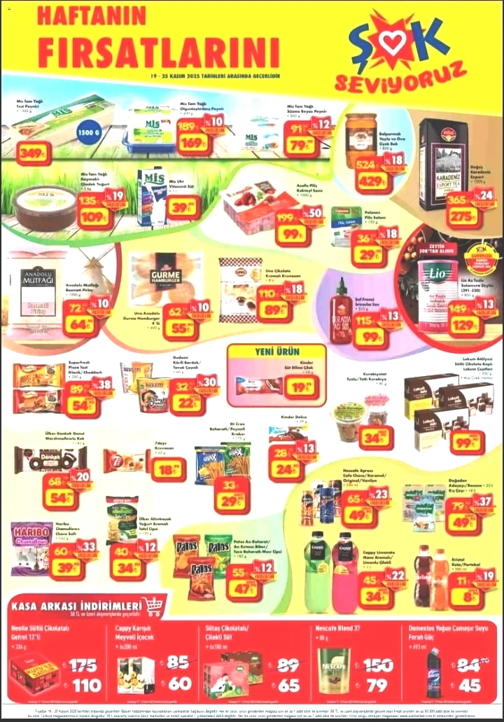 ŞOK market 19-25 Kasım 2025 aktüel ürünler kataloğu yayımlandı! ŞOK’a Ev Tipi Merdiven geliyor! - Sayfa 1