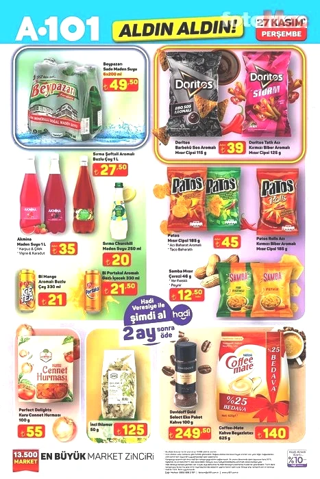 A101'de 27 Kasım'da fırsat rüzgarı esiyor: TV, beyaz eşya, elektronik...