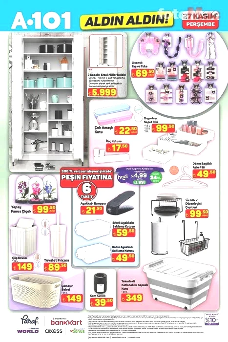 A101'de 27 Kasım'da fırsat rüzgarı esiyor: TV, beyaz eşya, elektronik...