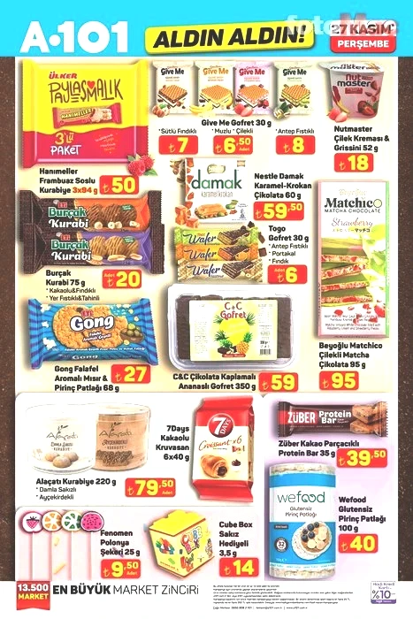 A101'de 27 Kasım'da fırsat rüzgarı esiyor: TV, beyaz eşya, elektronik...