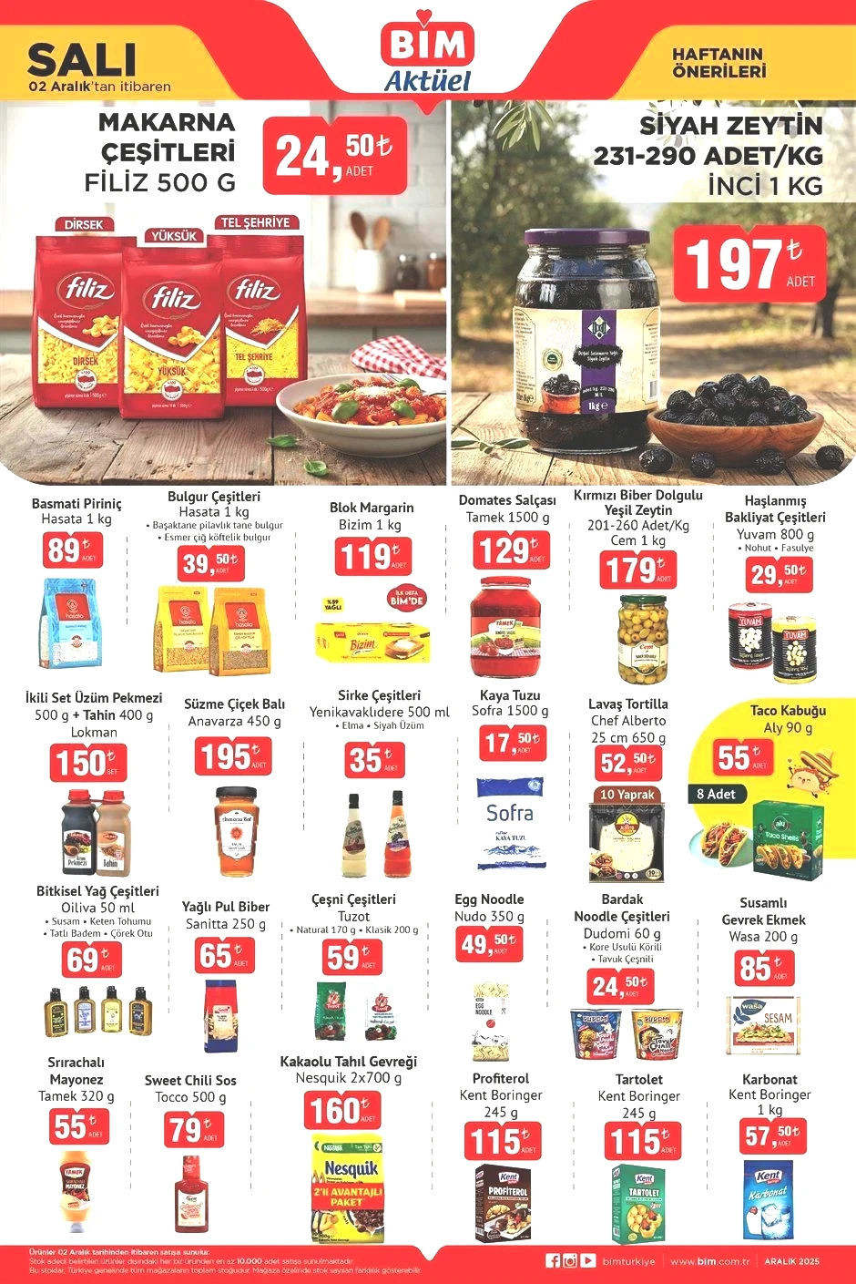 2 ARALIK SALI BİM AKTÜEL KATALOĞU 2 ARALIK SALI BİM AKTÜEL KATALOĞU