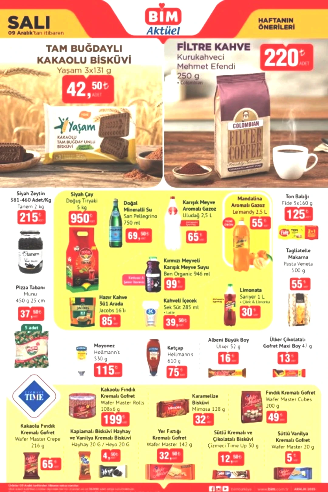 BİM'e Kuru Kahveci Mehmet Efendi filtre kahve geliyor! 9 Aralık 2025 BİM katalog yayınlandı! 2