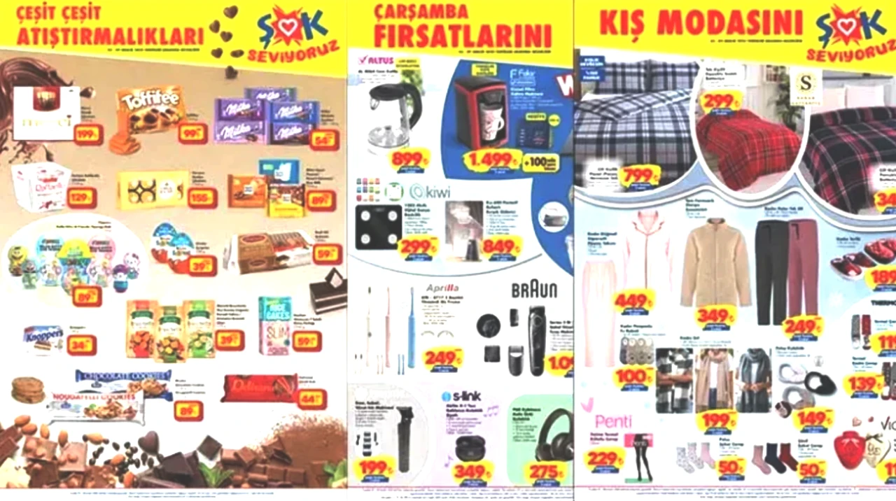ŞOK Market’ten Kaçırılmayacak Fırsatlar! (3-9 Aralık) Tefal Süpürge, Buhar Ütüsü ve Daha Fazlası Burada!