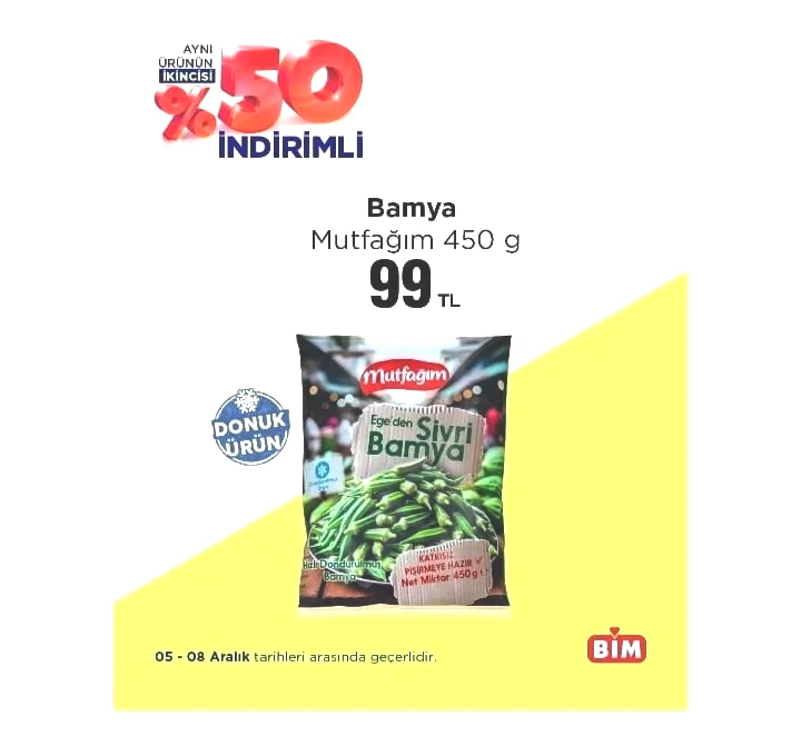 BİM market 05-08 Aralık 2025 "Aynı Ürünün İkincisi Yüzde 50 İndirimli" kataloğu yayımlandı! - Sayfa 3