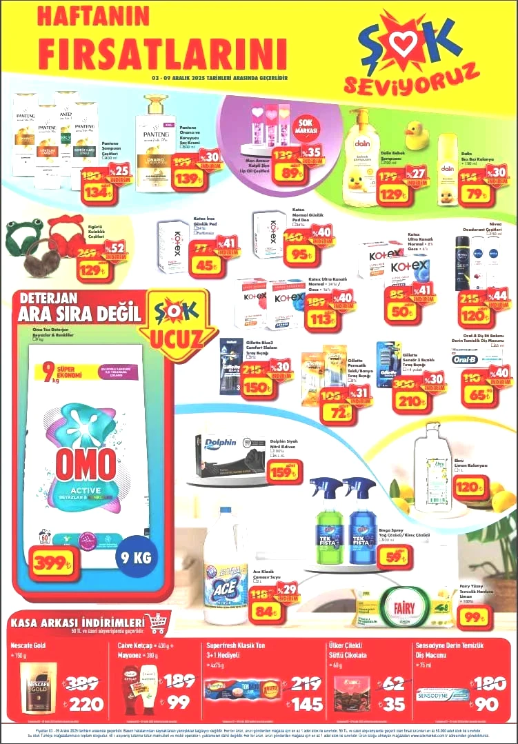 ŞOK 3-9 ARALIK AKTÜEL KATALOĞU