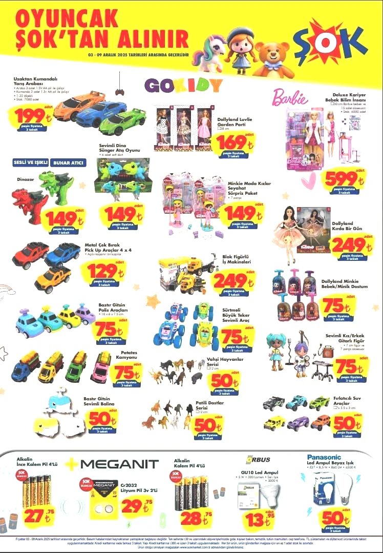 ŞOK 3-9 ARALIK AKTÜEL KATALOĞU